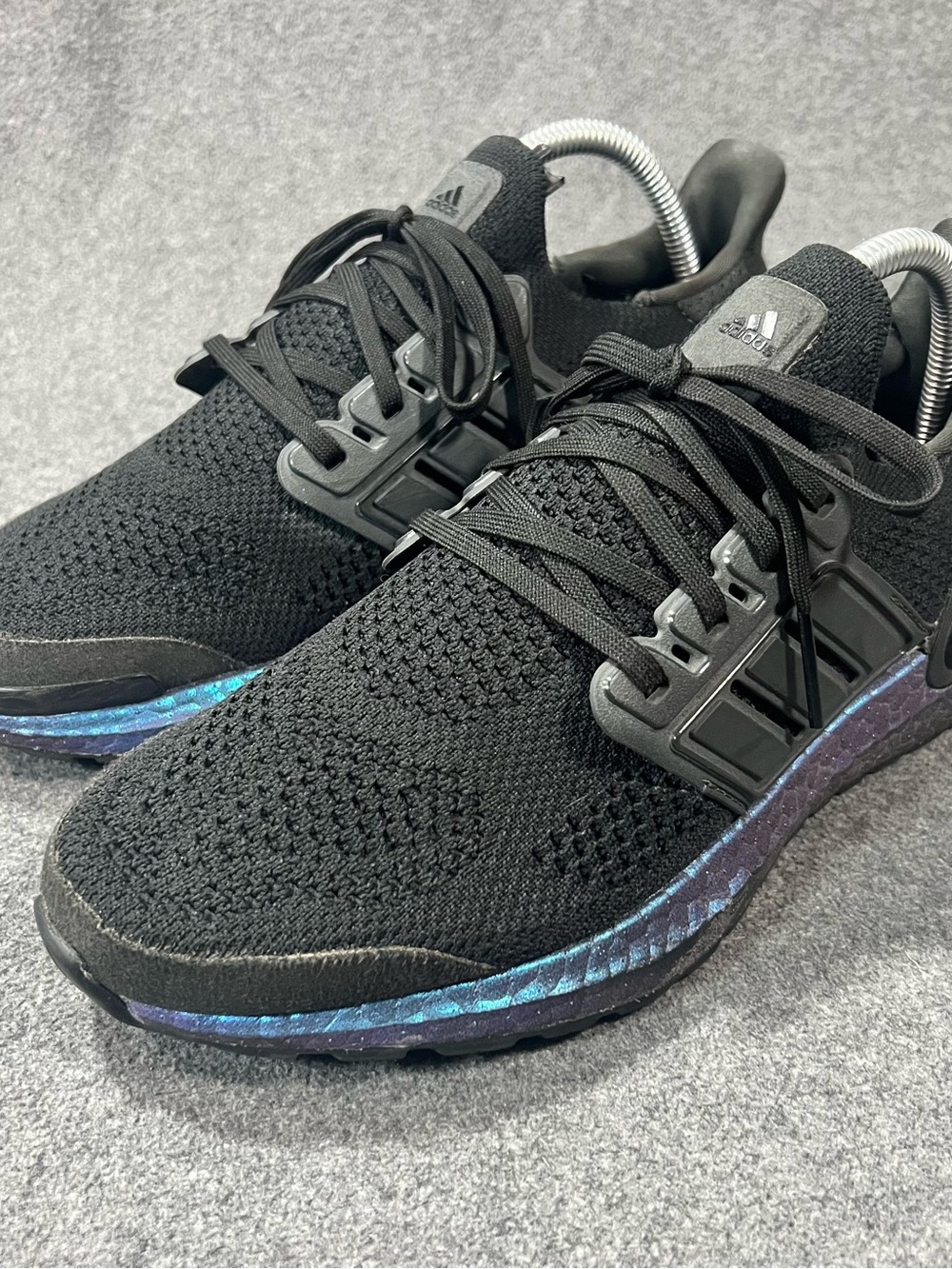 Adidas Ultraboost 5.0 DNA Core Black/Metallic Blue Shoes GY8614 Men’s Size 7